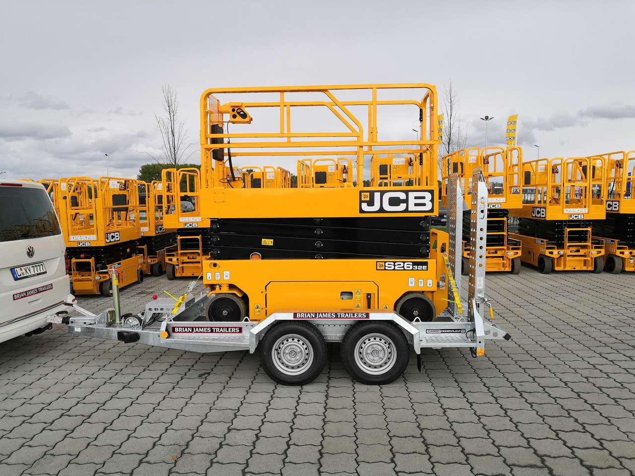 Brian James Digger Plant 543-2813-27 280x130cm Schaufelablage Rampen Reserverad 2700kg Aktion - קרון נגרר לצמחים: תמונה 2 Brian James Digger Plant 543-2813-27 280x130cm Schaufelablage Rampen Reserverad 2700kg Aktion - קרון נגרר לצמחים: תמונה 2