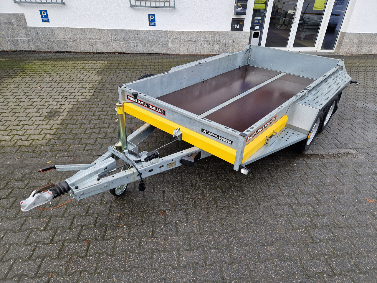 Brian James General Plant 310x160x25cm Heckbordwand 2700kg Abverkauf - קרון נגרר צד נופל/ שטוח: תמונה 2 Brian James General Plant 310x160x25cm Heckbordwand 2700kg Abverkauf - קרון נגרר צד נופל/ שטוח: תמונה 2