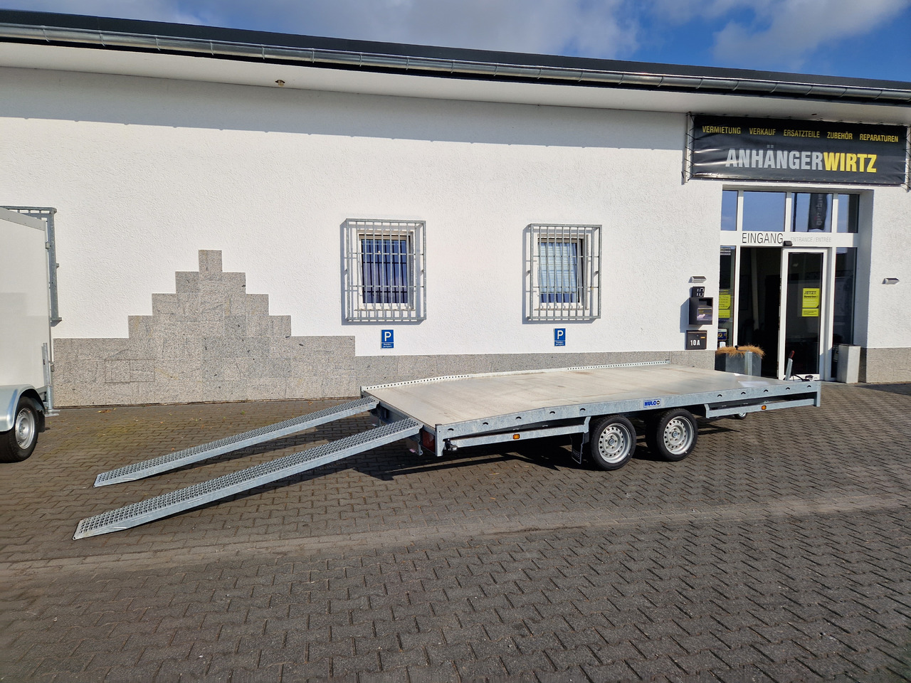 קרון נגרר צד נופל/ שטוח CARAX-2 3000 Multitransporter 440x207cm Aluboden Auffahrrampen 3000kg Winter Aktion: תמונה 9