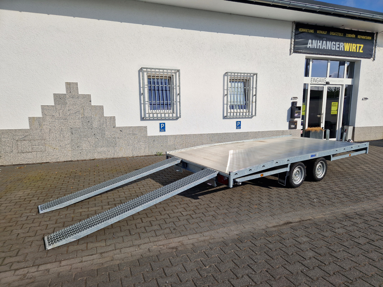קרון נגרר צד נופל/ שטוח CARAX-2 3000 Multitransporter 440x207cm Aluboden Auffahrrampen 3000kg Winter Aktion: תמונה 16