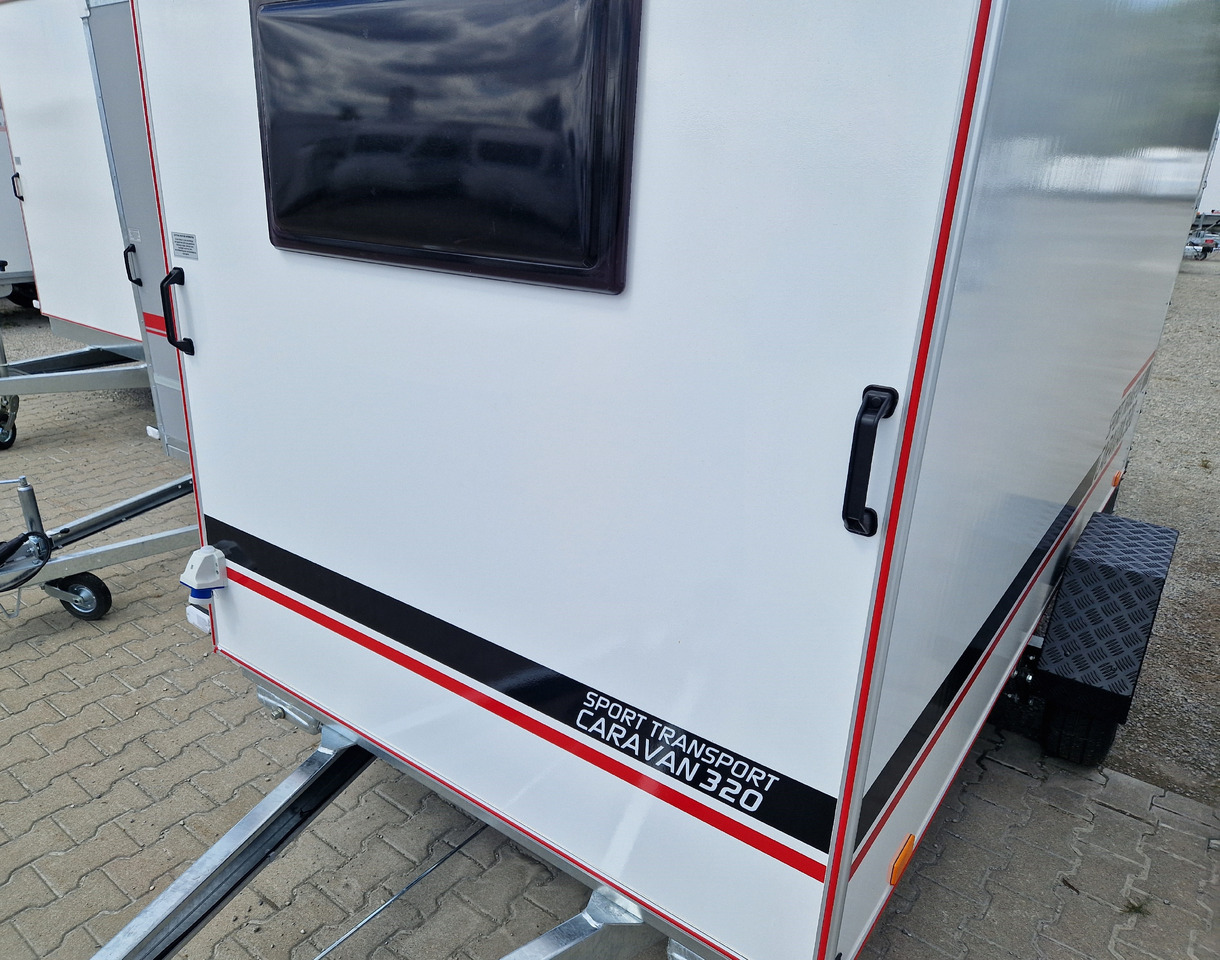 Koffer Camp TFS ST 320.01 320x150x180cm Premium Rampe Seitentür Fenster Bett 1300kg 100km/H - קרוואן נגרר: תמונה 2 Koffer Camp TFS ST 320.01 320x150x180cm Premium Rampe Seitentür Fenster Bett 1300kg 100km/H - קרוואן נגרר: תמונה 2