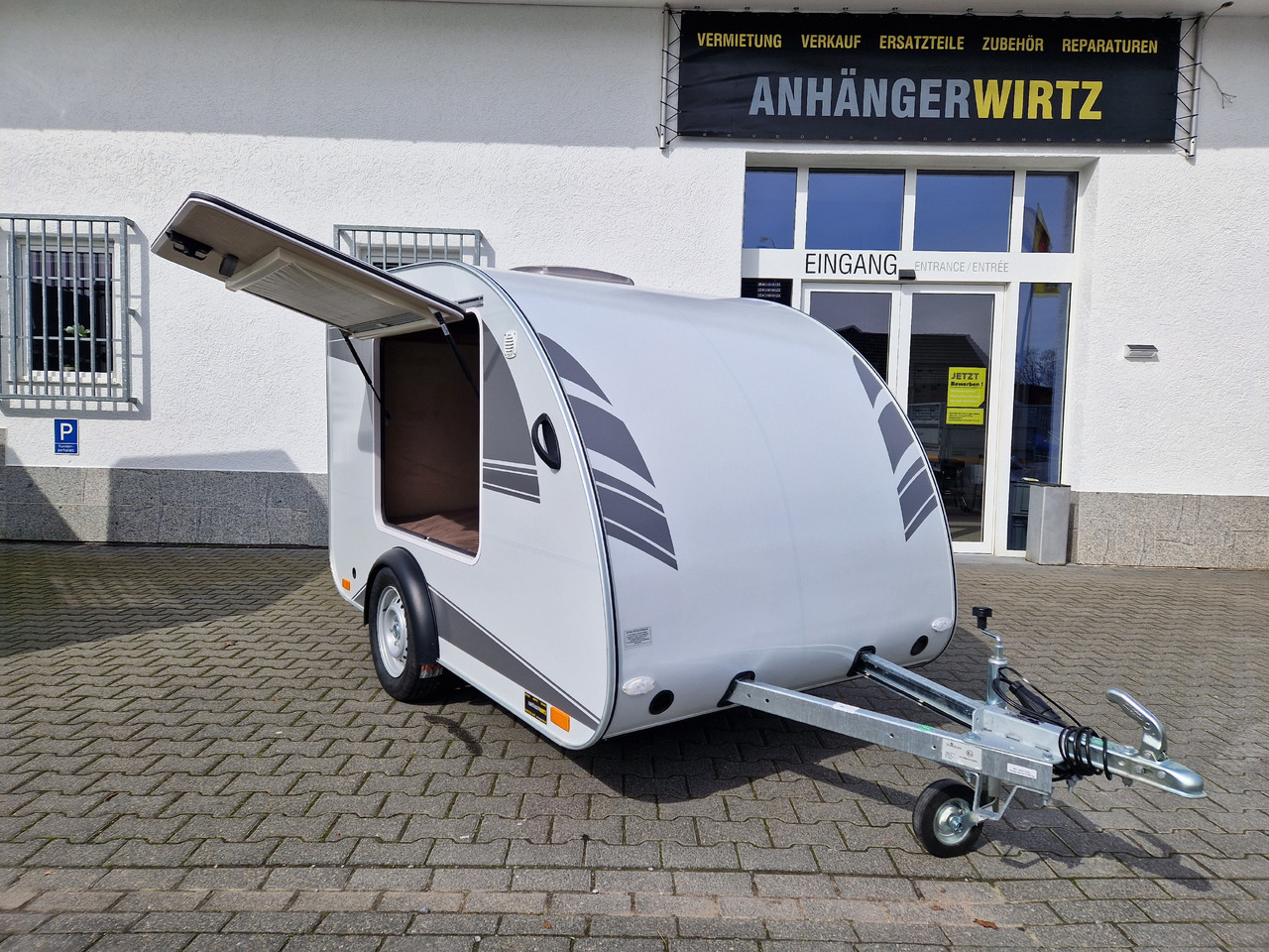 Mini Camper Mini Tommy TMC25 Basic 252x140x121cm 100 km/H 750kg ungebremst Januar AKTION - קרוואן נגרר: תמונה 2 Mini Camper Mini Tommy TMC25 Basic 252x140x121cm 100 km/H 750kg ungebremst Januar AKTION - קרוואן נגרר: תמונה 2