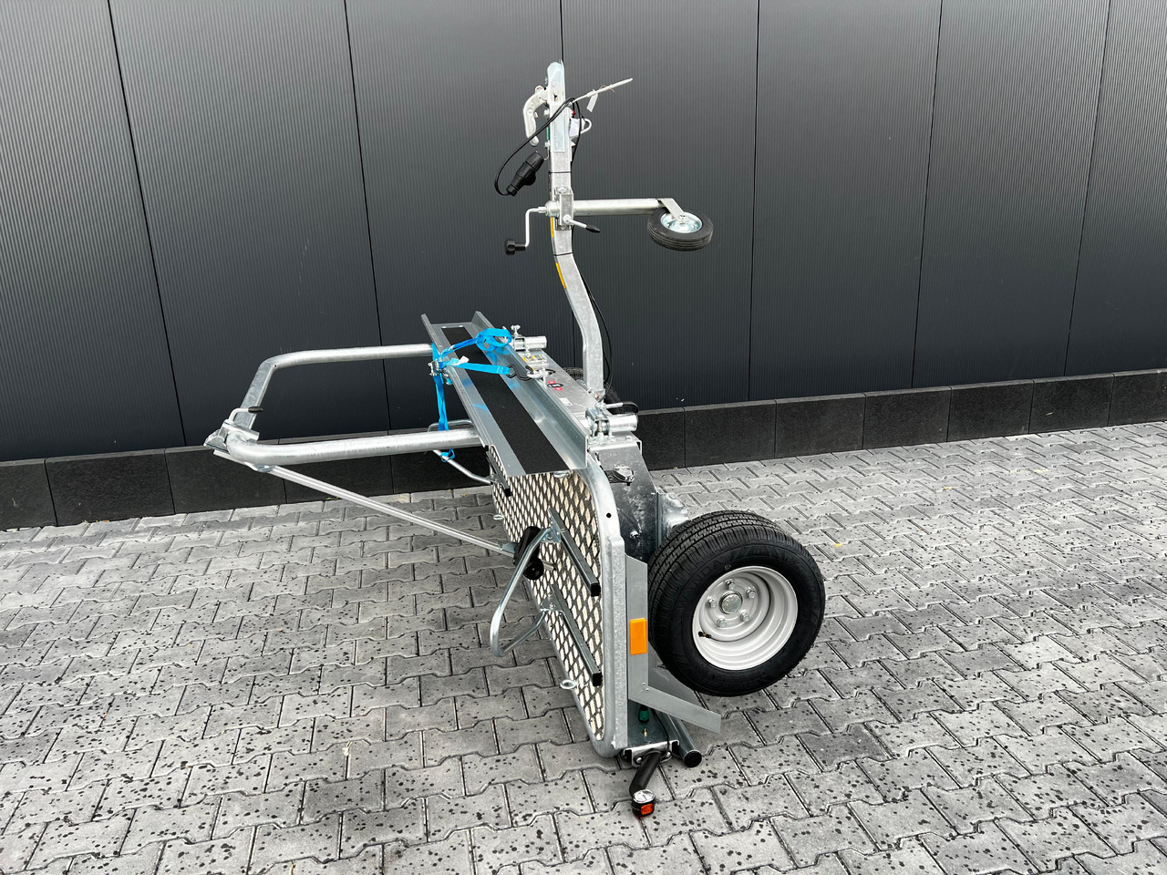 נגרר לאופנוע Motorradanhänger Roadster Motocamp 1 quer 200x80cm 750kg 100km/H: תמונה 7