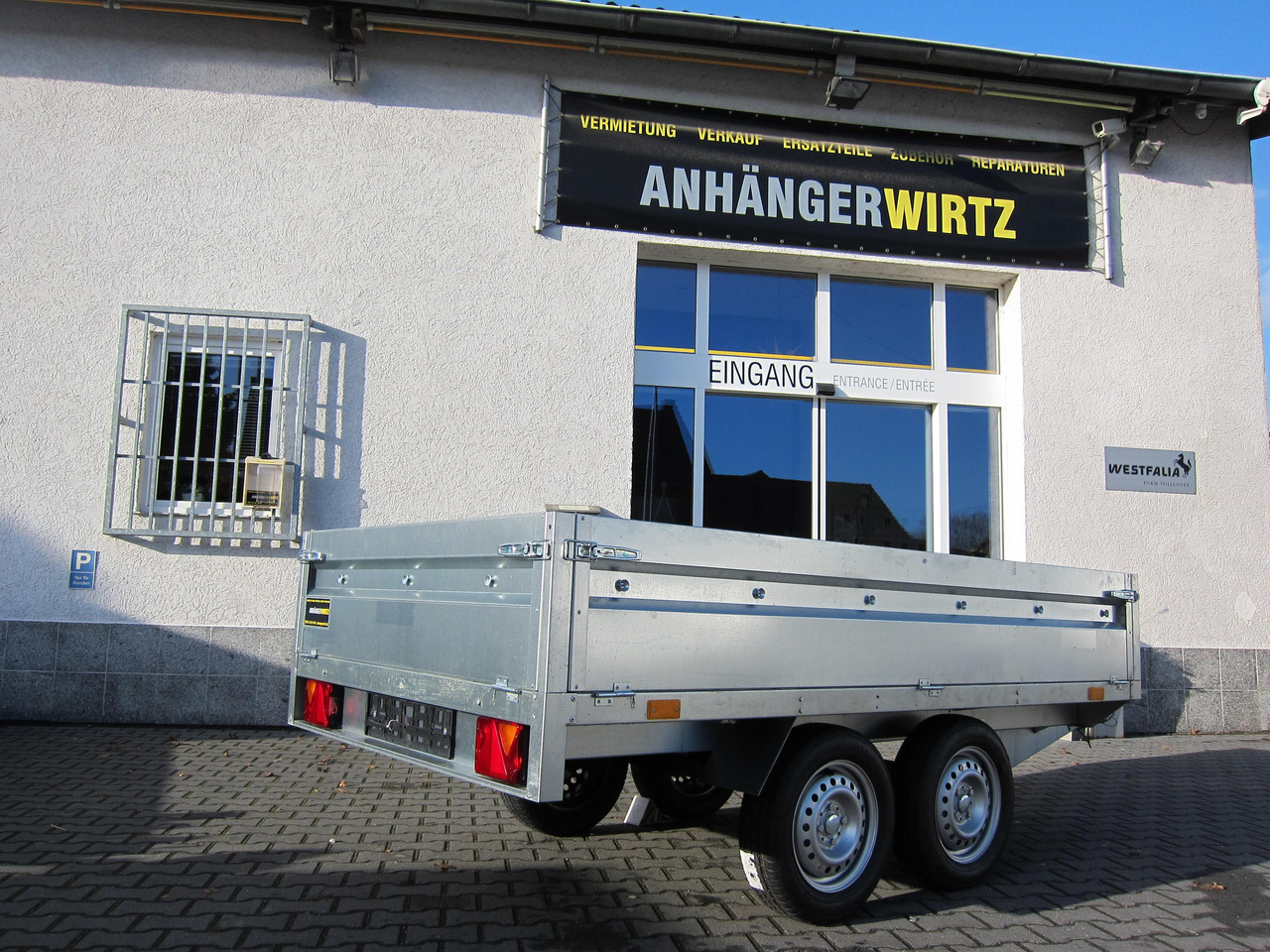 קרון נגרר צד נופל/ שטוח Pritschenanhänger Trailstar Nordica 263 263x144x40cm (S) 750kg Tandem Aktion: תמונה 7