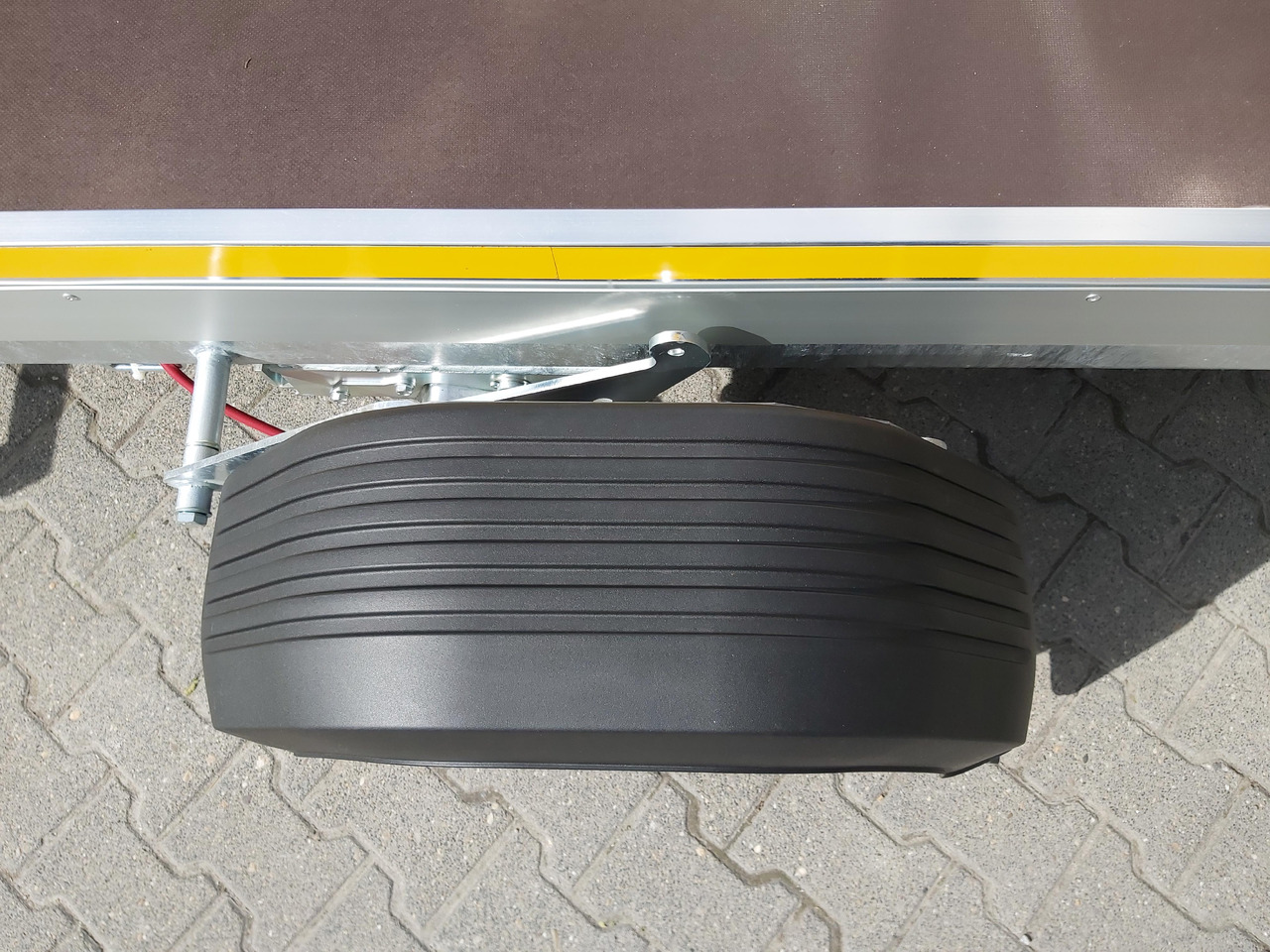 קרון נגרר לצמחים Senklift Anhänger MSL 1530/151 301x151x10cm yellow Plattform hydraulisch absenkbar 1500kg: תמונה 12