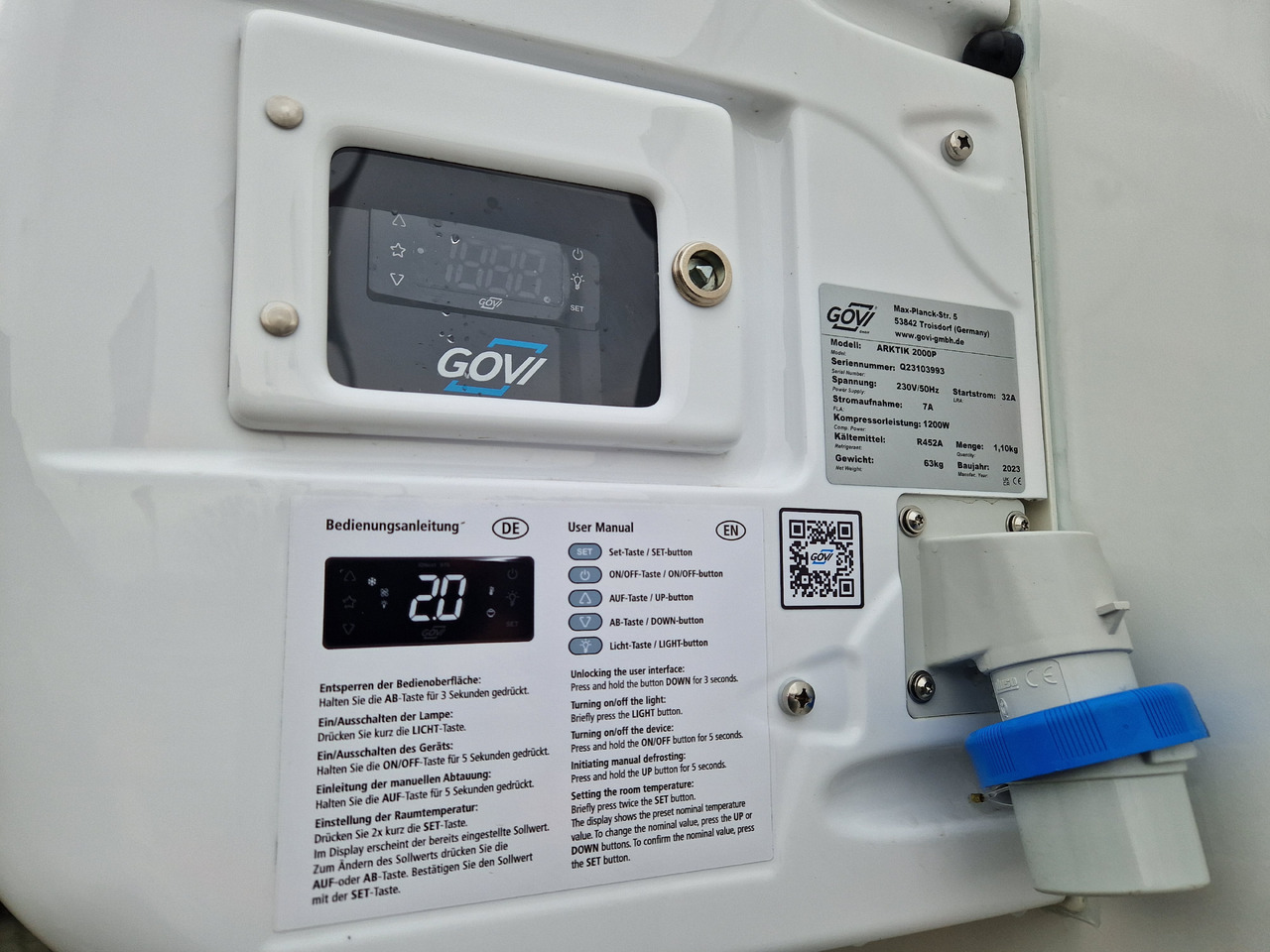 Tiefkühlanhänger 2719 F4 408x175x190cm GOVI Arktik 2000P Aluboden 2700kg - קרון נגרר עם קירור: תמונה 3 Tiefkühlanhänger 2719 F4 408x175x190cm GOVI Arktik 2000P Aluboden 2700kg - קרון נגרר עם קירור: תמונה 3