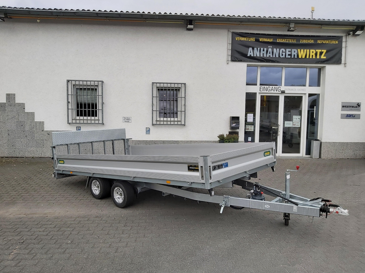 Unsinn Maschinentransporter PKL 3042-10-2040 426x204x350cm easyload Alufelgen 3000kg - קרון נגרר צד נופל/ שטוח: תמונה 4 Unsinn Maschinentransporter PKL 3042-10-2040 426x204x350cm easyload Alufelgen 3000kg - קרון נגרר צד נופל/ שטוח: תמונה 4