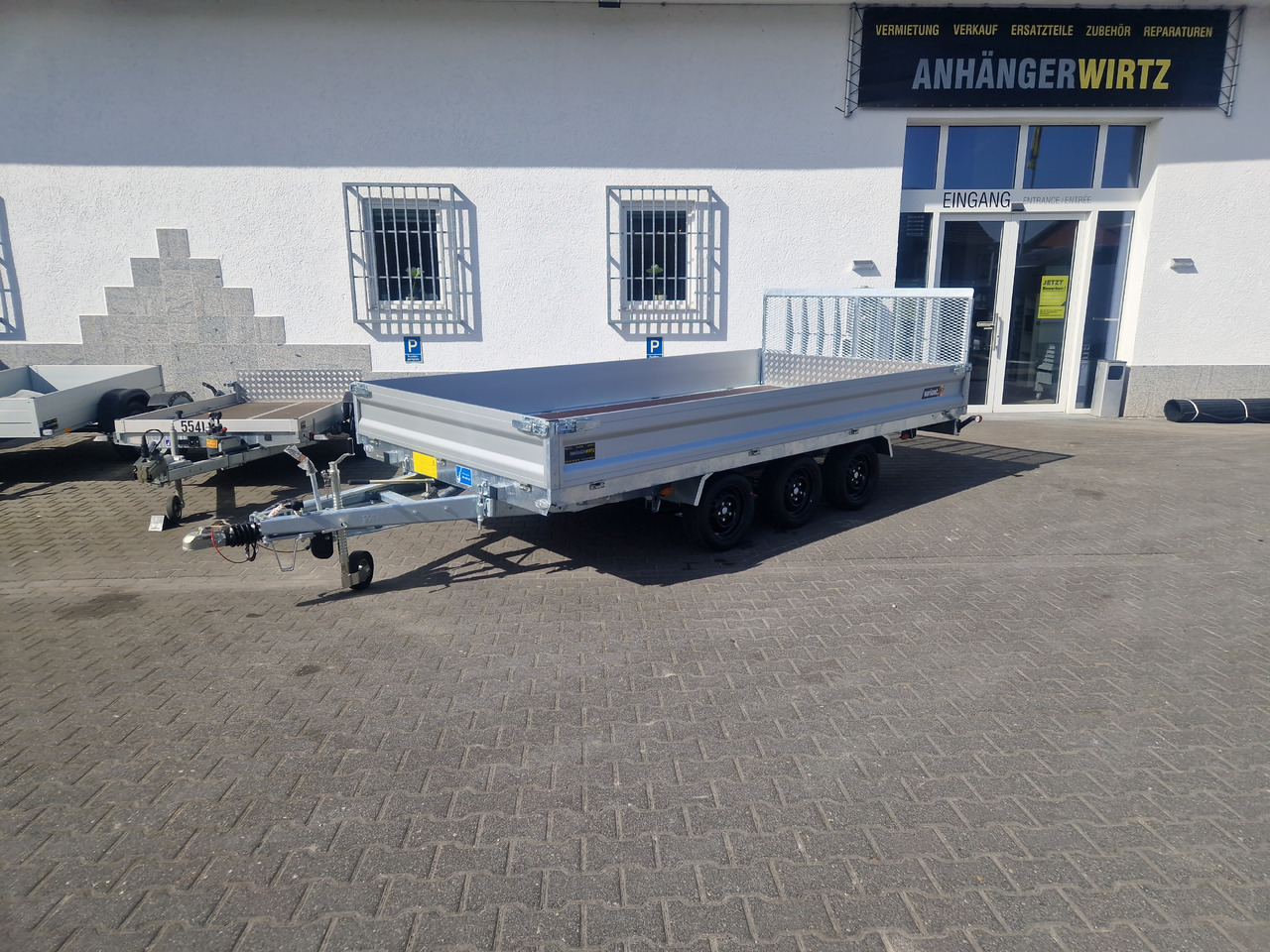 קרון נגרר עם מזהיר Variant Maschinentransporter 3543 UX Maxi Load LED Tridem Parabelfederung 3500kg: תמונה 17 קרון נגרר עם מזהיר Variant Maschinentransporter 3543 UX Maxi Load LED Tridem Parabelfederung 3500kg: תמונה 17