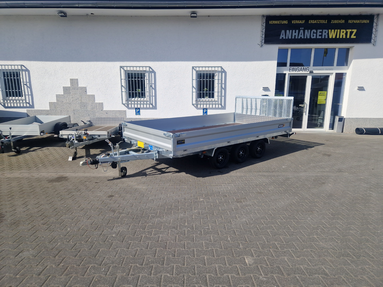 קרון נגרר עם מזהיר Variant Maschinentransporter 3543 UX Maxi Load LED Tridem Parabelfederung 3500kg: תמונה 12 קרון נגרר עם מזהיר Variant Maschinentransporter 3543 UX Maxi Load LED Tridem Parabelfederung 3500kg: תמונה 12