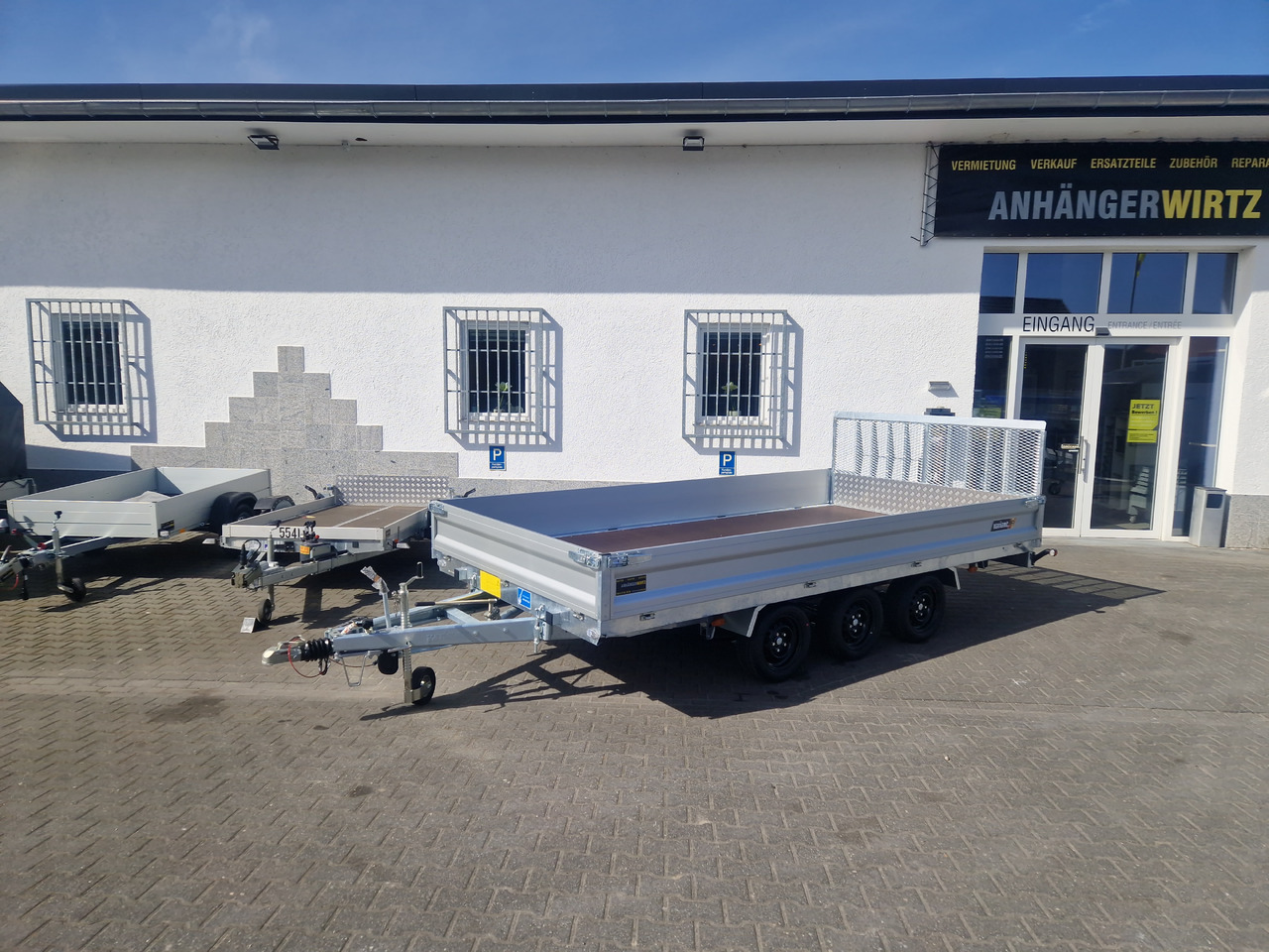 קרון נגרר עם מזהיר Variant Maschinentransporter 3543 UX Maxi Load LED Tridem Parabelfederung 3500kg: תמונה 10 קרון נגרר עם מזהיר Variant Maschinentransporter 3543 UX Maxi Load LED Tridem Parabelfederung 3500kg: תמונה 10