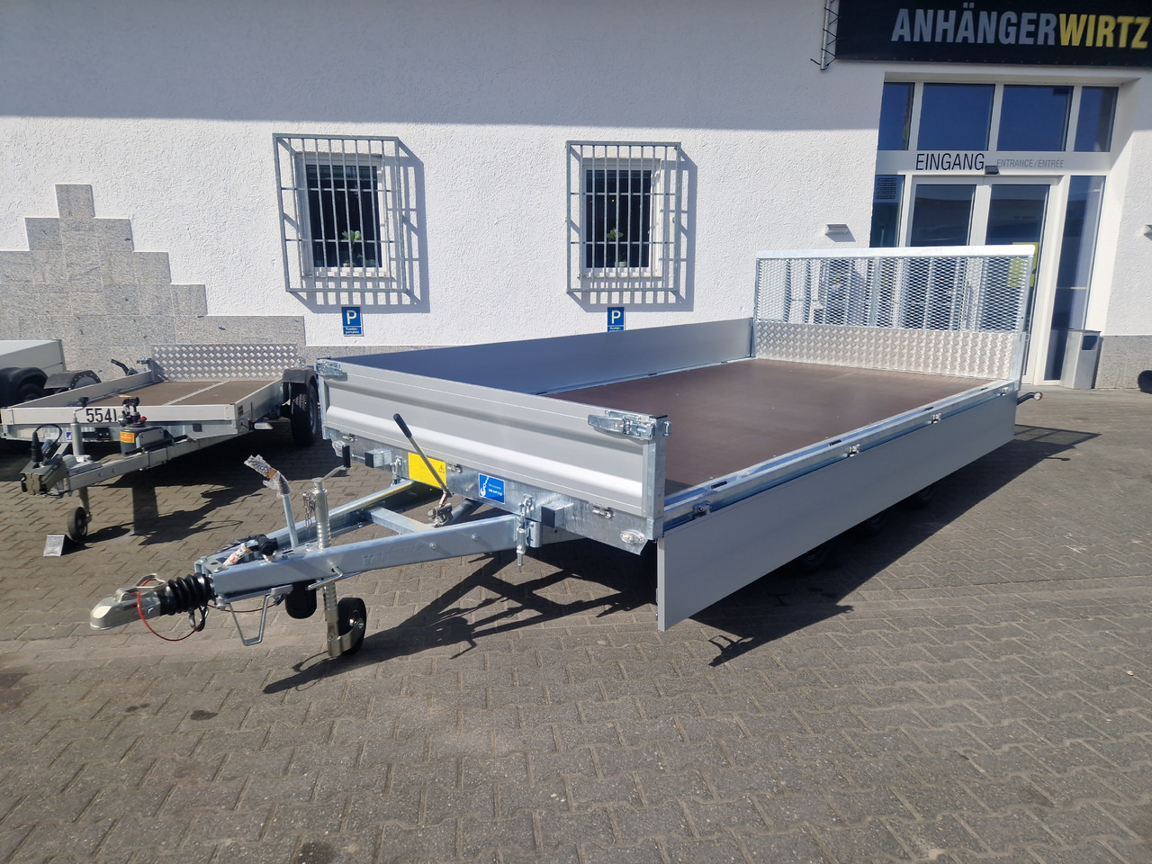 קרון נגרר עם מזהיר Variant Maschinentransporter 3543 UX Maxi Load LED Tridem Parabelfederung 3500kg: תמונה 8 קרון נגרר עם מזהיר Variant Maschinentransporter 3543 UX Maxi Load LED Tridem Parabelfederung 3500kg: תמונה 8