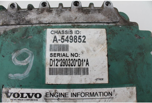 Volvo A-549852 - ECU: תמונה 1 Volvo A-549852 - ECU: תמונה 1