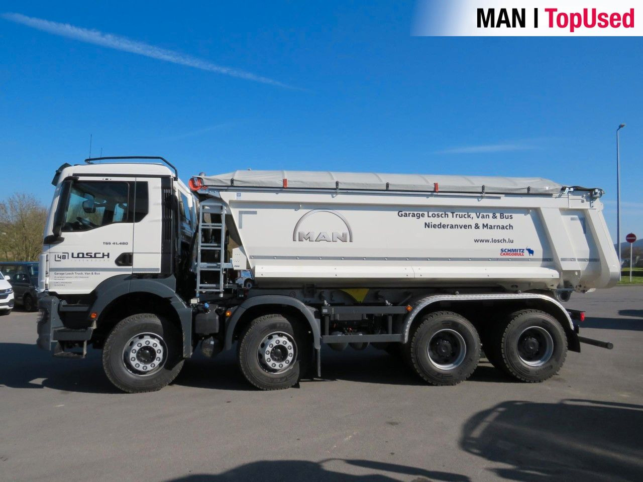 MAN TGS 41.480 8x4 BB CH Schmitz Muldenkipper - משאית דילוג העמסה: תמונה 2 MAN TGS 41.480 8x4 BB CH Schmitz Muldenkipper - משאית דילוג העמסה: תמונה 2