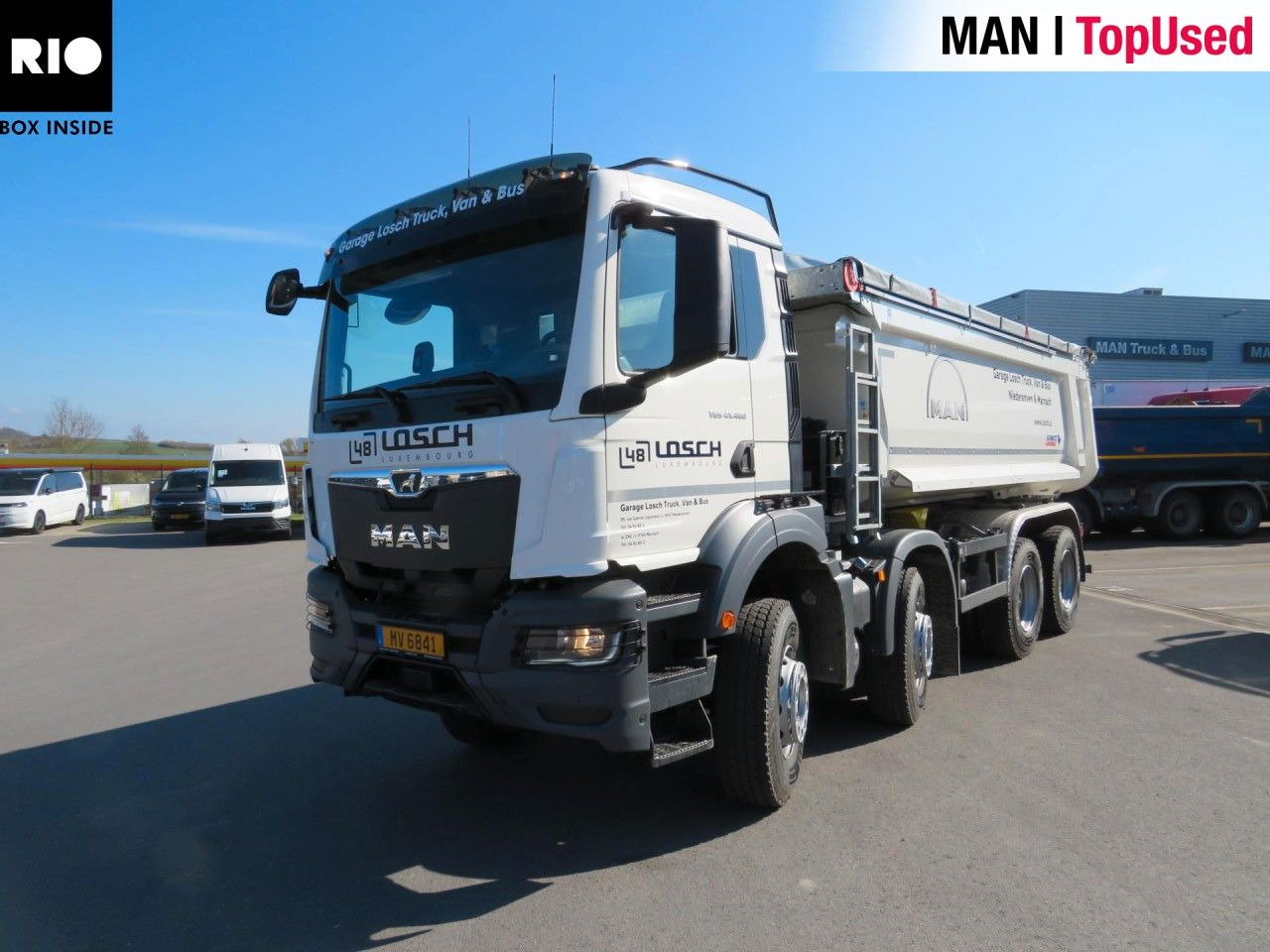 MAN TGS 41.480 8x4 BB CH Schmitz Muldenkipper - משאית דילוג העמסה: תמונה 1 MAN TGS 41.480 8x4 BB CH Schmitz Muldenkipper - משאית דילוג העמסה: תמונה 1