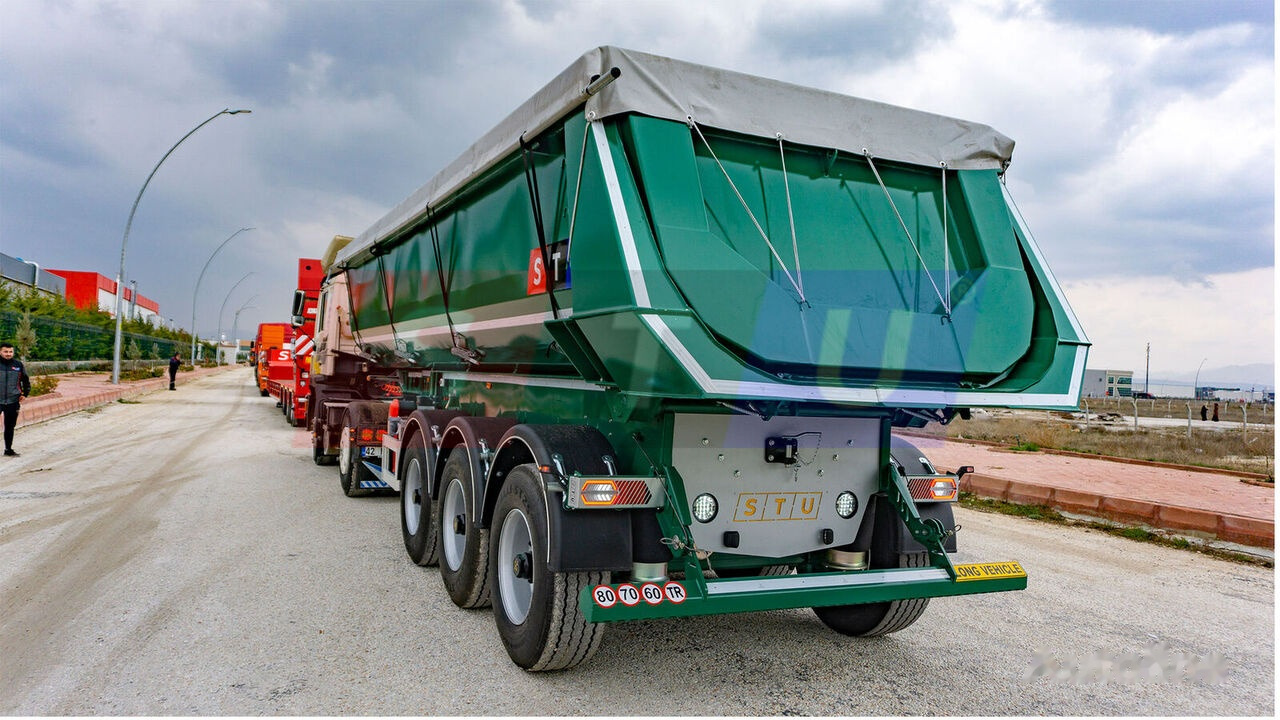 STU 3 AXLE TIPPER TRAILER / 3 ESSİEUX REMORQUE BENNE - סמיטריילר עם מזהיר: תמונה 5 STU 3 AXLE TIPPER TRAILER / 3 ESSİEUX REMORQUE BENNE - סמיטריילר עם מזהיר: תמונה 5