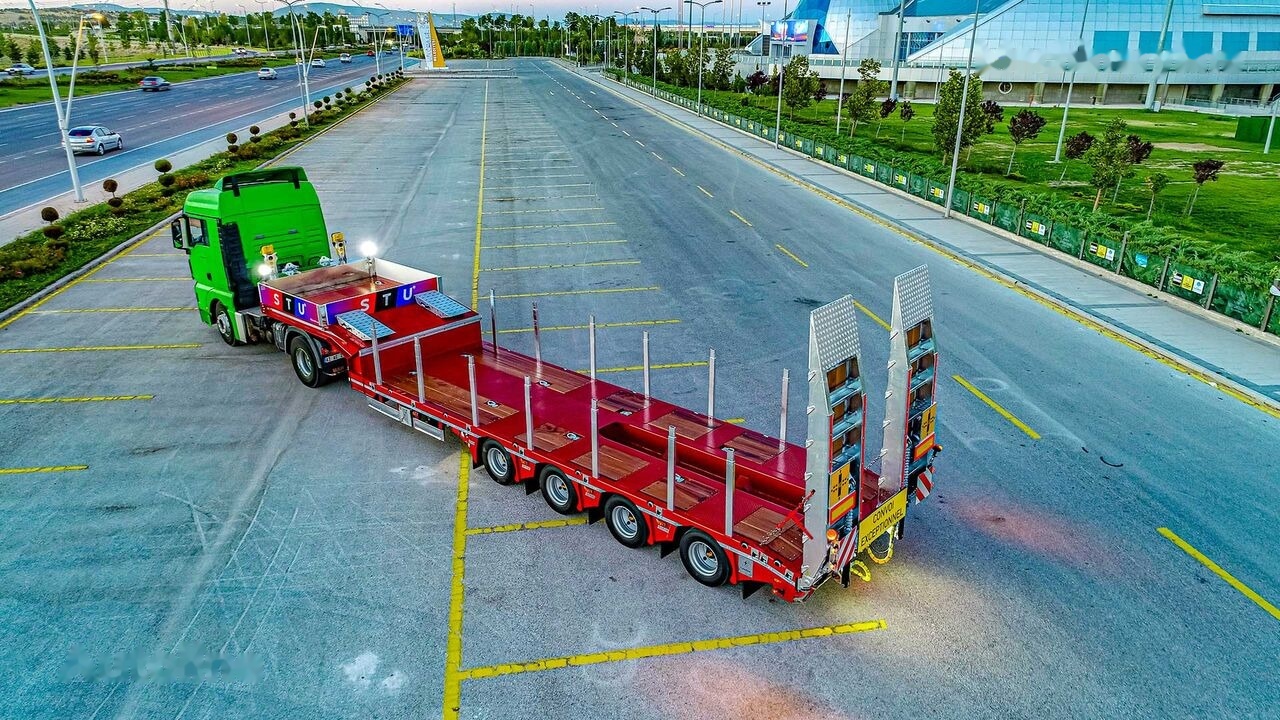 STU 4 Axle Extendable Lowbed Trailer - סמיטריילר עם מטען נמוך: תמונה 2 STU 4 Axle Extendable Lowbed Trailer - סמיטריילר עם מטען נמוך: תמונה 2