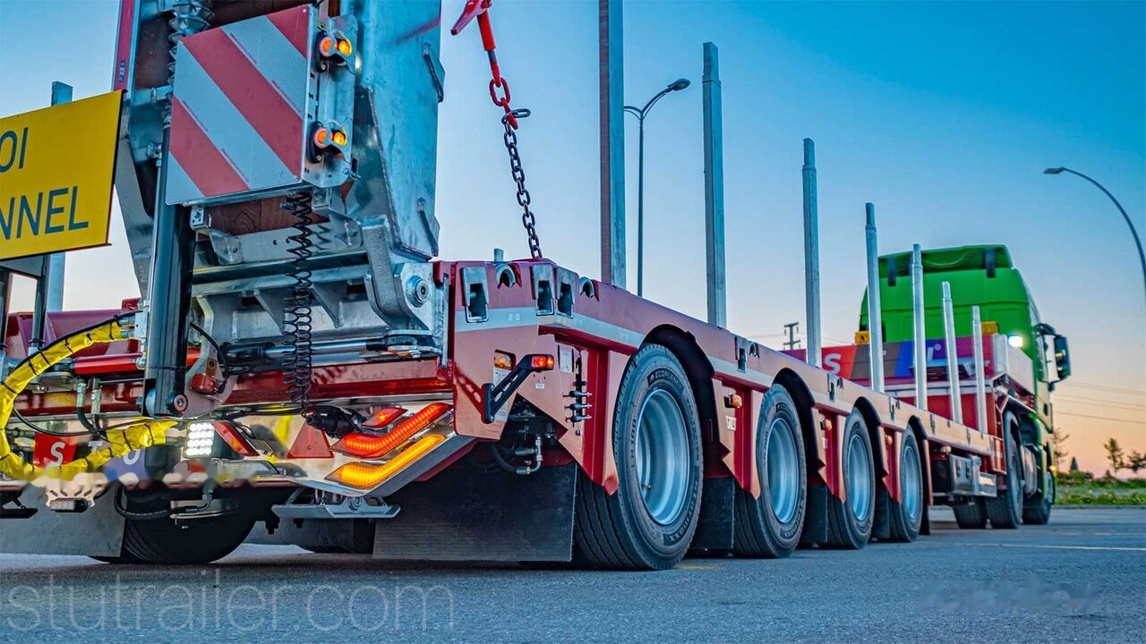 STU 4 Axle Extendable Lowbed Trailer - סמיטריילר עם מטען נמוך: תמונה 3 STU 4 Axle Extendable Lowbed Trailer - סמיטריילר עם מטען נמוך: תמונה 3