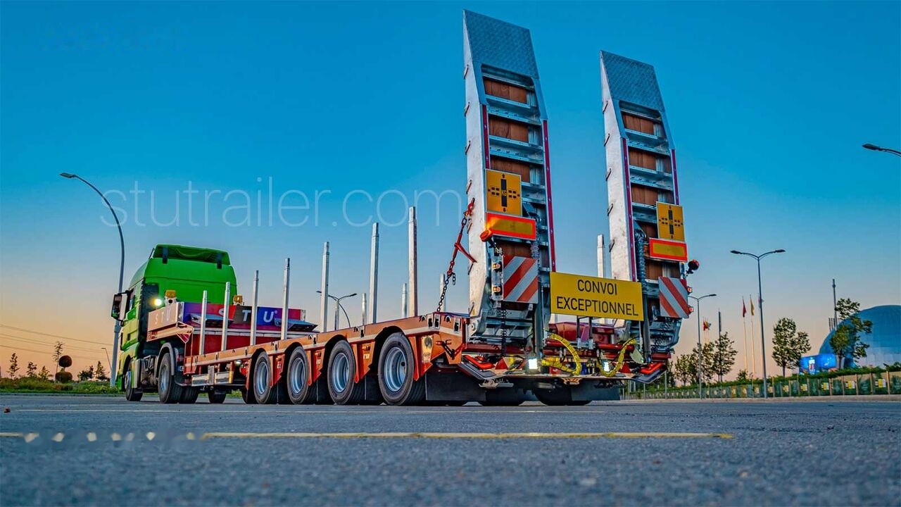 STU 4 Axle Extendable Lowbed Trailer - סמיטריילר עם מטען נמוך: תמונה 1 STU 4 Axle Extendable Lowbed Trailer - סמיטריילר עם מטען נמוך: תמונה 1