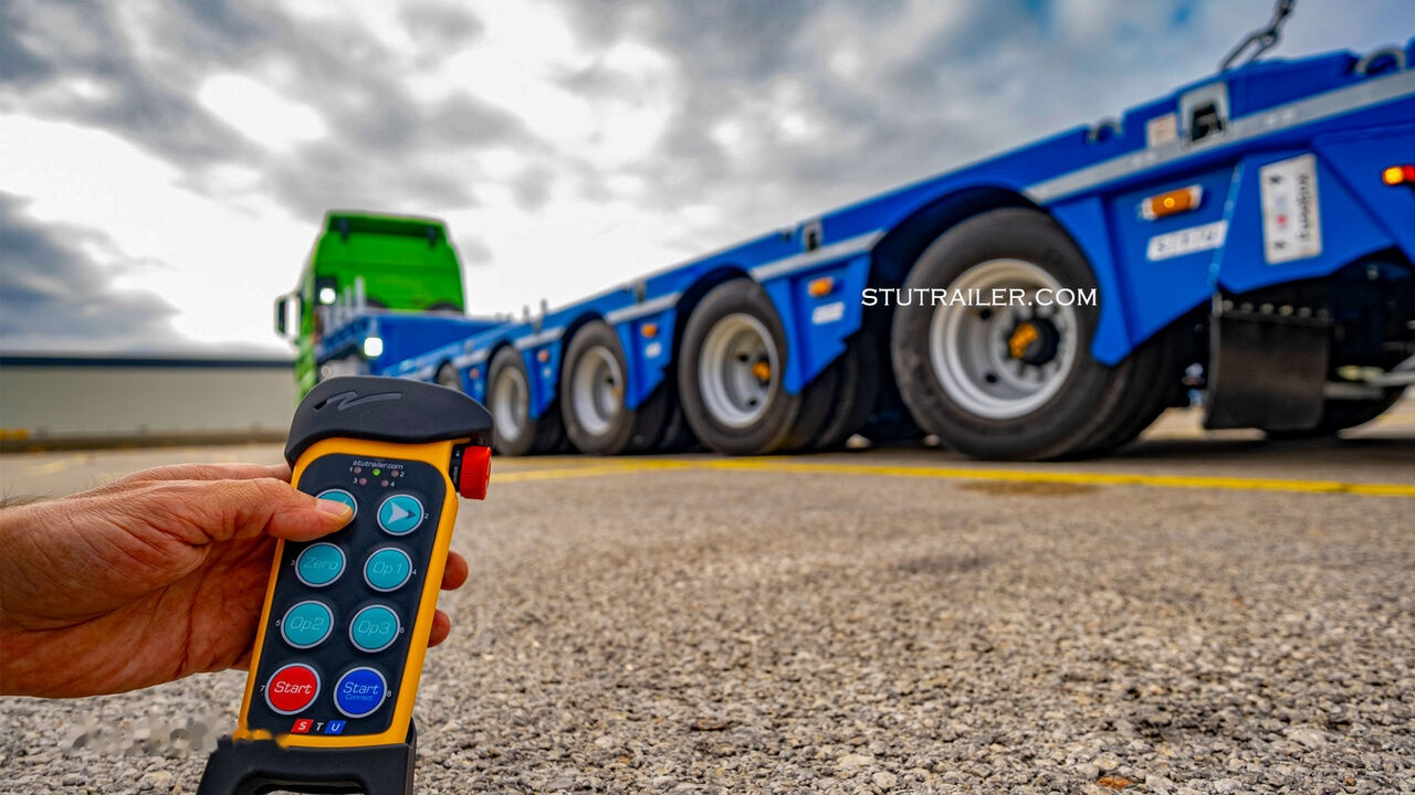 STU 5 Axle Hydraulic Steering Extendable Low Laoder - סמיטריילר עם מטען נמוך: תמונה 2 STU 5 Axle Hydraulic Steering Extendable Low Laoder - סמיטריילר עם מטען נמוך: תמונה 2