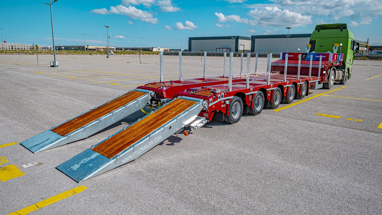 STU 5 Axle Lowbed / Extendable - סמיטריילר עם מטען נמוך: תמונה 4 STU 5 Axle Lowbed / Extendable - סמיטריילר עם מטען נמוך: תמונה 4