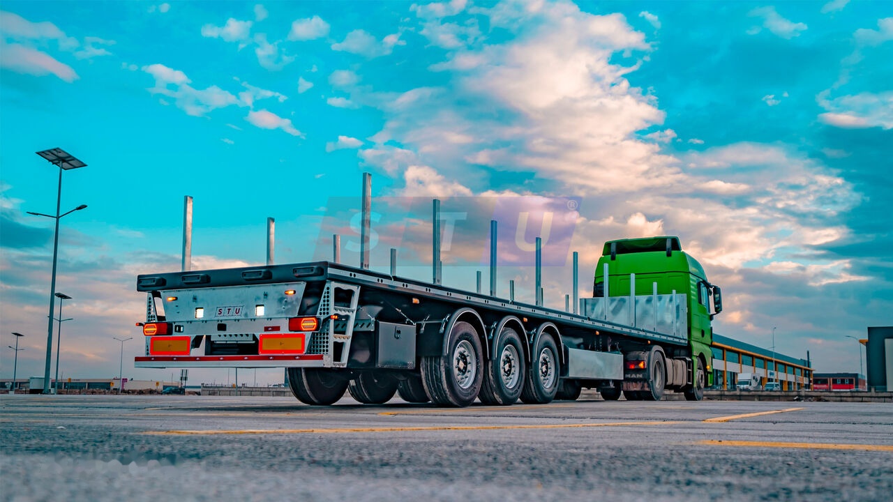 STU PLATFORM TRAILER / REMORQUE PLATEAU - סמיטריילר צד נופל/ שטוח: תמונה 2 STU PLATFORM TRAILER / REMORQUE PLATEAU - סמיטריילר צד נופל/ שטוח: תמונה 2