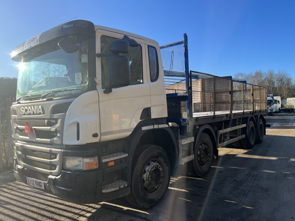 Scania P400 8x4 Rigid - משאית צד נופל/ שטוחה: תמונה 3 Scania P400 8x4 Rigid - משאית צד נופל/ שטוחה: תמונה 3