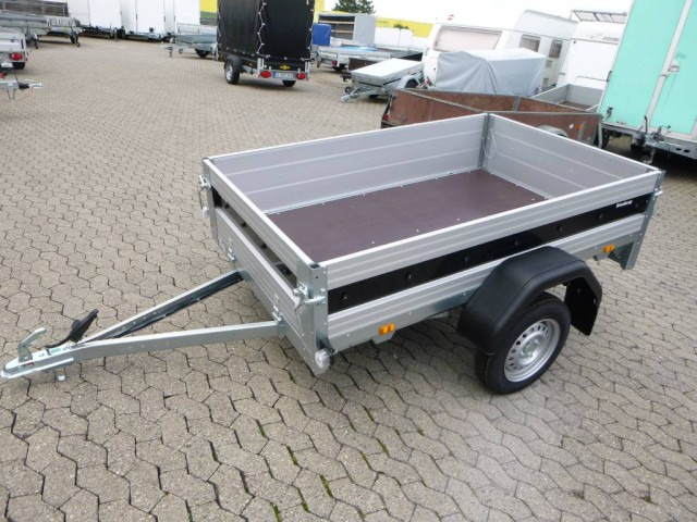 Brenderup Tieflader 2205AUB750 Alu 2030 x 1280 x 400 mm - קרון נגרר למכונית: תמונה 1 Brenderup Tieflader 2205AUB750 Alu 2030 x 1280 x 400 mm - קרון נגרר למכונית: תמונה 1