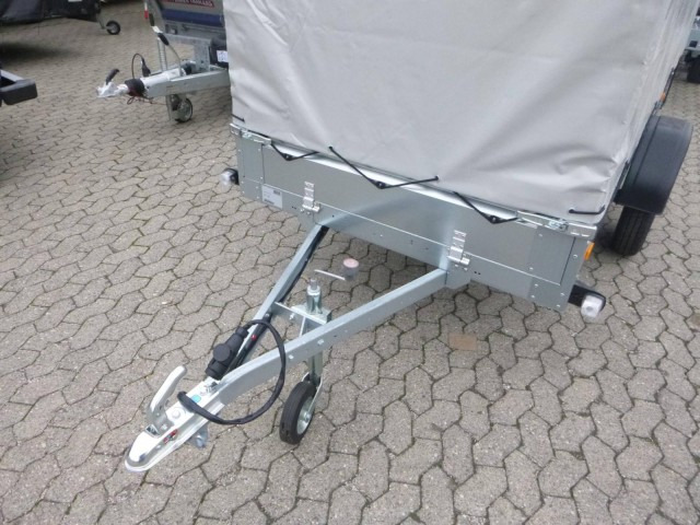 Brenderup Tieflader 2270SUB750 Stahl, 0,75 to. 2700x1300x270mm mit Hochplane 105 cm Lichte Höhe - קרון נגרר למכונית: תמונה 2 Brenderup Tieflader 2270SUB750 Stahl, 0,75 to. 2700x1300x270mm mit Hochplane 105 cm Lichte Höhe - קרון נגרר למכונית: תמונה 2