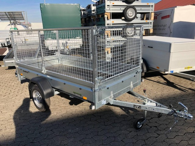 Brenderup Tieflader 2270SUB750 Stahl, 0,75 to. 2700x1300x270mm mit Laubgitter 80 cm - קרון נגרר למכונית: תמונה 1 Brenderup Tieflader 2270SUB750 Stahl, 0,75 to. 2700x1300x270mm mit Laubgitter 80 cm - קרון נגרר למכונית: תמונה 1