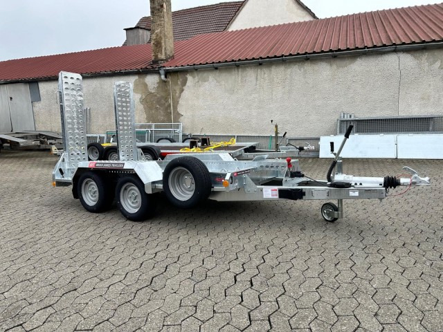 Brian James Cargo Digger Plant 2 Baumaschinenanhänger 543-2813-35-2-12, 2800 x 1300 mm, 3,5 to. - קרון נגרר לצמחים: תמונה 2 Brian James Cargo Digger Plant 2 Baumaschinenanhänger 543-2813-35-2-12, 2800 x 1300 mm, 3,5 to. - קרון נגרר לצמחים: תמונה 2
