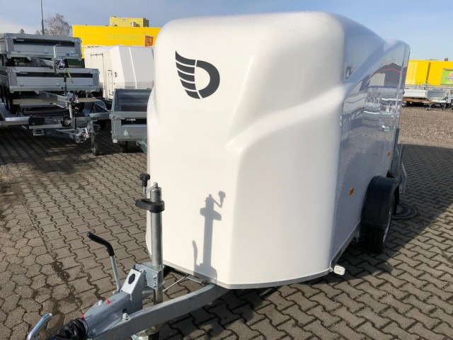 Cheval Liberte Debon Cargo 2 Poly + Türe weiß 1300 kg, 100 km/h, 300x155x168cm - קרון נגרר בתיבה סגורה: תמונה 2 Cheval Liberte Debon Cargo 2 Poly + Türe weiß 1300 kg, 100 km/h, 300x155x168cm - קרון נגרר בתיבה סגורה: תמונה 2