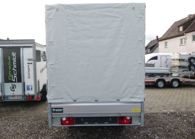 Hapert Azure H-2 Hochlader 3050 x 1600 x 300 mm, mit Plane 180 cm grau ZG 2,0 to. - קרון נגרר למכונית: תמונה 4 Hapert Azure H-2 Hochlader 3050 x 1600 x 300 mm, mit Plane 180 cm grau ZG 2,0 to. - קרון נגרר למכונית: תמונה 4