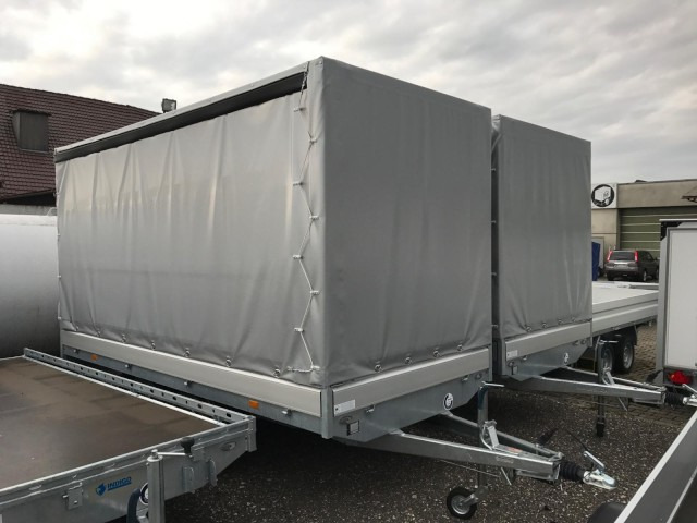 Hapert Azure H-2 Hochlader mit Hochplane 200 cm Lichte Höhe, mit Schiebeplane, 4050 x 1800 x 300 mm, ZG 2,7 to. - קרון נגרר למכונית: תמונה 1 Hapert Azure H-2 Hochlader mit Hochplane 200 cm Lichte Höhe, mit Schiebeplane, 4050 x 1800 x 300 mm, ZG 2,7 to. - קרון נגרר למכונית: תמונה 1