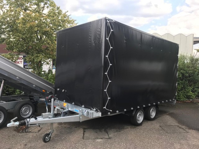 Hapert Indigo HT-2 Transporter 4050 x 2000 mm, 3,0 to. Rampe, mit Hochplane 200 cm - קרון נגרר למכונית: תמונה 1 Hapert Indigo HT-2 Transporter 4050 x 2000 mm, 3,0 to. Rampe, mit Hochplane 200 cm - קרון נגרר למכונית: תמונה 1