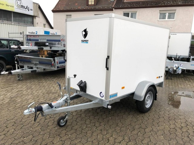 Hapert Sapphire L-1 250x130x150cm, ZG 1,35 to., Koffer Türe - קרון נגרר בתיבה סגורה: תמונה 1 Hapert Sapphire L-1 250x130x150cm, ZG 1,35 to., Koffer Türe - קרון נגרר בתיבה סגורה: תמונה 1