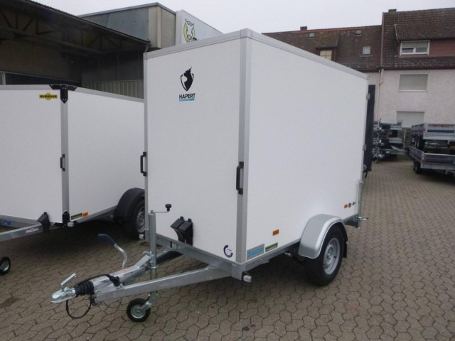Hapert Sapphire L-1 250x130x180cm, ZG 1,8 to., Koffer Türe - קרון נגרר בתיבה סגורה: תמונה 1 Hapert Sapphire L-1 250x130x180cm, ZG 1,8 to., Koffer Türe - קרון נגרר בתיבה סגורה: תמונה 1