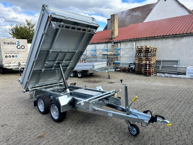 Humbaur 3-Seitenkipper HTK 2700.27 E-Pumpe Alu, 2670 x 1500 x 350 mm, 2,7 to. - קרון נגרר עם מזהיר: תמונה 1 Humbaur 3-Seitenkipper HTK 2700.27 E-Pumpe Alu, 2670 x 1500 x 350 mm, 2,7 to. - קרון נגרר עם מזהיר: תמונה 1