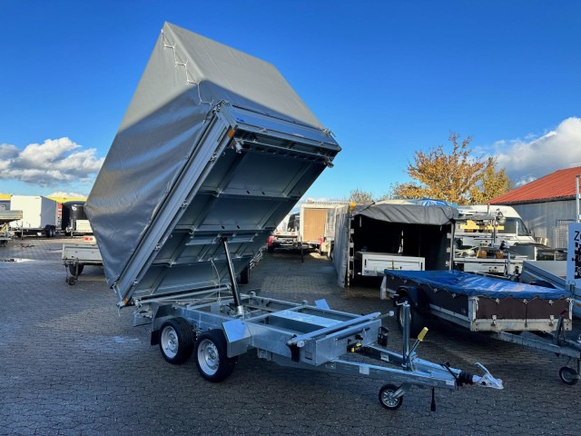 Humbaur 3-Seitenkipper HTK 3500.31 Alu, 3140 x 1750 x 350 mm, 3,5 to. - קרון נגרר עם מזהיר: תמונה 2 Humbaur 3-Seitenkipper HTK 3500.31 Alu, 3140 x 1750 x 350 mm, 3,5 to. - קרון נגרר עם מזהיר: תמונה 2