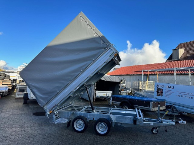 Humbaur 3-Seitenkipper HTK 3500.31 Alu, 3140 x 1750 x 350 mm, 3,5 to. - קרון נגרר עם מזהיר: תמונה 1 Humbaur 3-Seitenkipper HTK 3500.31 Alu, 3140 x 1750 x 350 mm, 3,5 to. - קרון נגרר עם מזהיר: תמונה 1