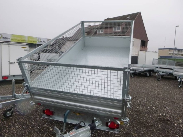 Humbaur 3-Seitenkipper HTK 3500.31 Alu, mit Laubgitteraufsatz - קרון נגרר עם מזהיר: תמונה 3 Humbaur 3-Seitenkipper HTK 3500.31 Alu, mit Laubgitteraufsatz - קרון נגרר עם מזהיר: תמונה 3