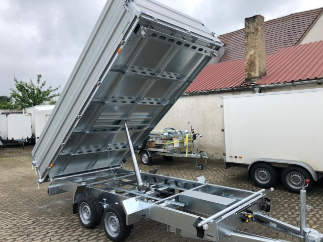 Humbaur 3-Seitenkipper HTK 3500.41 Alu mit BW-Aufsatz, 4100 x 2100 x 350 mm, 3,5 to. - קרון נגרר עם מזהיר: תמונה 5 Humbaur 3-Seitenkipper HTK 3500.41 Alu mit BW-Aufsatz, 4100 x 2100 x 350 mm, 3,5 to. - קרון נגרר עם מזהיר: תמונה 5