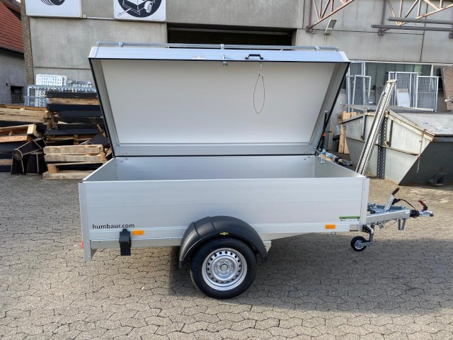 Humbaur HA 132513-5 mit Holz-Alu Deckel mit Reling 1300 kg, 2510 x 1310 x 500mm, 100 km/h - קרון נגרר למכונית: תמונה 5 Humbaur HA 132513-5 mit Holz-Alu Deckel mit Reling 1300 kg, 2510 x 1310 x 500mm, 100 km/h - קרון נגרר למכונית: תמונה 5