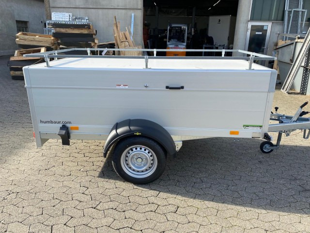 Humbaur HA 132513-5 mit Holz-Alu Deckel mit Reling 1300 kg, 2510 x 1310 x 500mm, 100 km/h - קרון נגרר למכונית: תמונה 4 Humbaur HA 132513-5 mit Holz-Alu Deckel mit Reling 1300 kg, 2510 x 1310 x 500mm, 100 km/h - קרון נגרר למכונית: תמונה 4