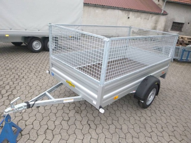 Humbaur HA 752513 mit Laubgitter, 750 kg, 2510 x 1310 x 350 mm - קרון נגרר למכונית: תמונה 1 Humbaur HA 752513 mit Laubgitter, 750 kg, 2510 x 1310 x 350 mm - קרון נגרר למכונית: תמונה 1