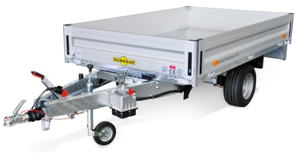 Humbaur HUK 132314 Heckkipper 1,3 t. 2300 x 1400 x 300mm - קרון נגרר עם מזהיר: תמונה 2 Humbaur HUK 132314 Heckkipper 1,3 t. 2300 x 1400 x 300mm - קרון נגרר עם מזהיר: תמונה 2