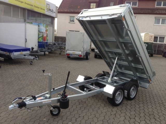 Humbaur HUK 202715 Heckkipper 2,0 t. 2680 x 1500 x 300mm, E-Pumpe - קרון נגרר עם מזהיר: תמונה 2 Humbaur HUK 202715 Heckkipper 2,0 t. 2680 x 1500 x 300mm, E-Pumpe - קרון נגרר עם מזהיר: תמונה 2