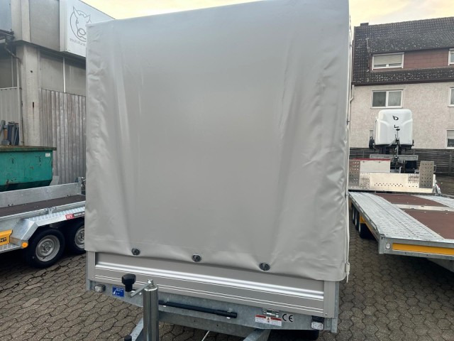 Humbaur HUK 272715 Heckkipper 2,7 t. mit Hochplane 2680 x 1500 x 300mm - קרון נגרר עם מזהיר: תמונה 3 Humbaur HUK 272715 Heckkipper 2,7 t. mit Hochplane 2680 x 1500 x 300mm - קרון נגרר עם מזהיר: תמונה 3
