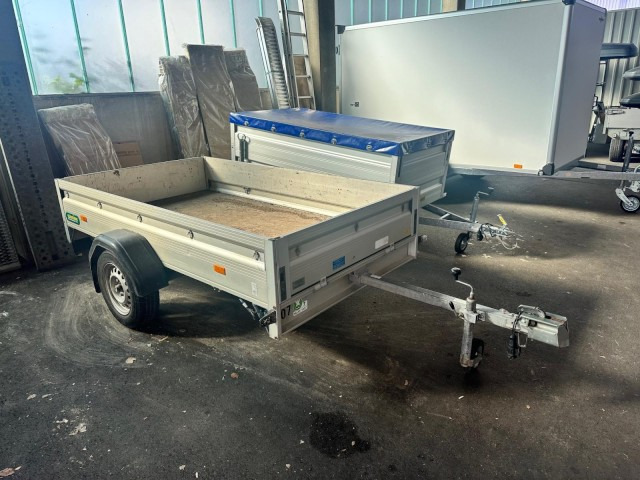 Unsinn Tieflader Alu, 2500 x 1400 x 350 mm, 0,75 to. - קרון נגרר למכונית: תמונה 1 Unsinn Tieflader Alu, 2500 x 1400 x 350 mm, 0,75 to. - קרון נגרר למכונית: תמונה 1