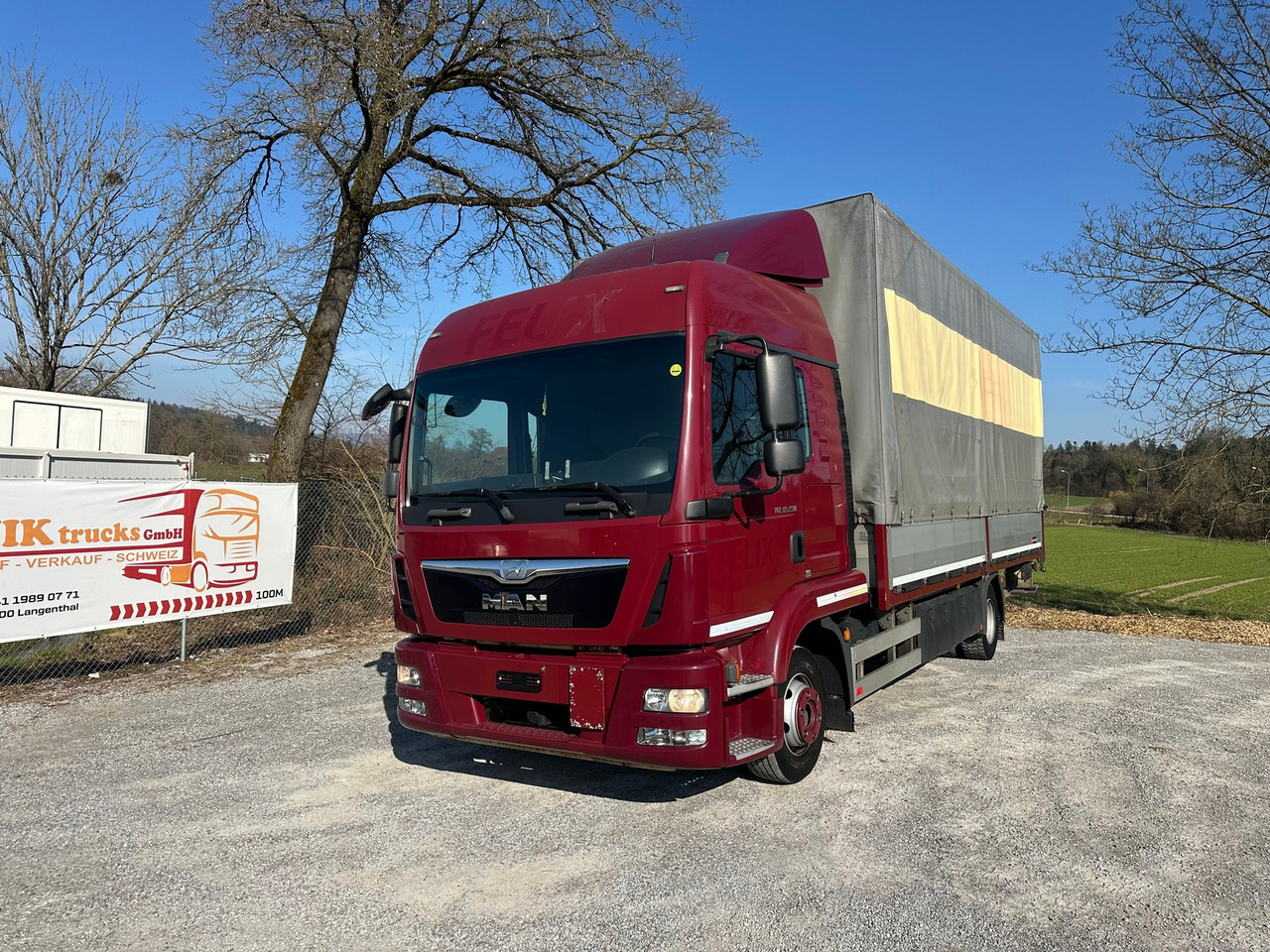MAN TGL 12.290 4x2 Blache - משאית וילונות צד: תמונה 1 MAN TGL 12.290 4x2 Blache - משאית וילונות צד: תמונה 1