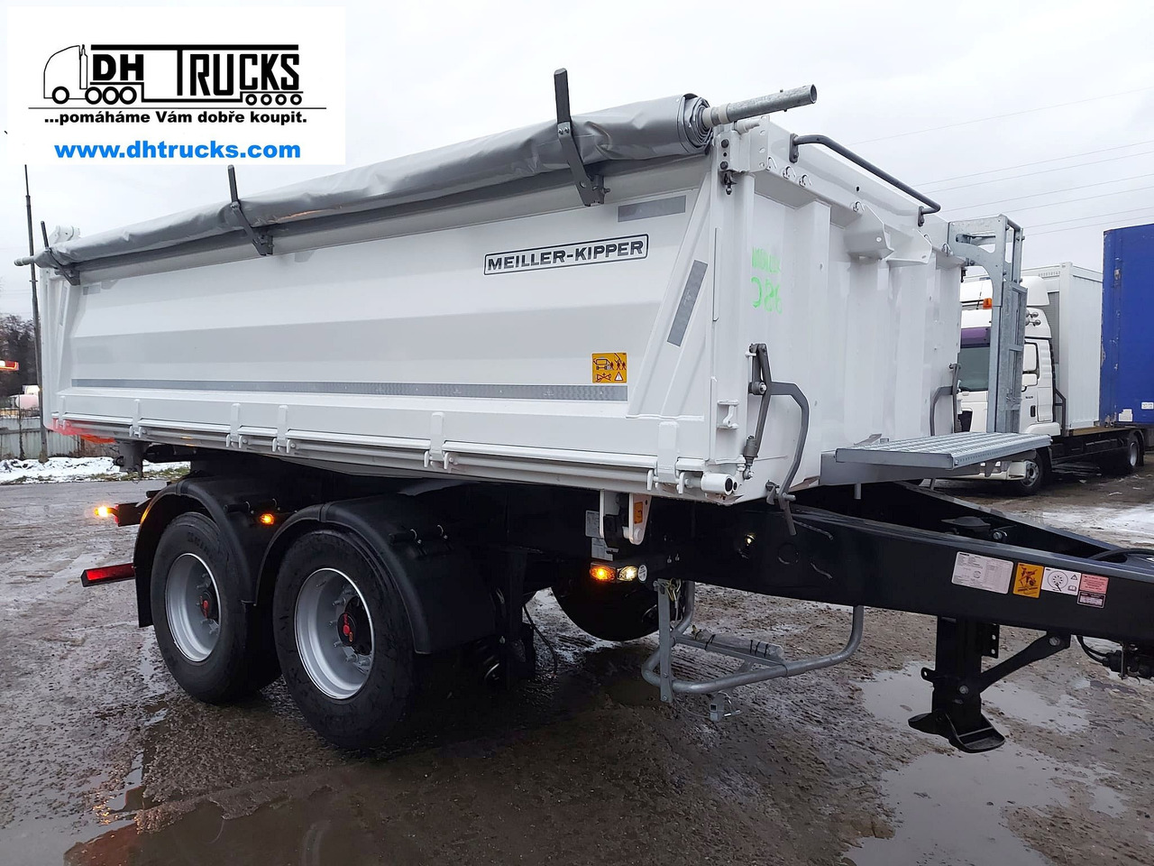 MEILLER MZDA 1822 M / Y / ZEDACÍ NÁPRAVA / LIFTACHSE * PLACHTA / PLANE * WABCO SmartBoard - קרון נגרר עם מזהיר: תמונה 2 MEILLER MZDA 1822 M / Y / ZEDACÍ NÁPRAVA / LIFTACHSE * PLACHTA / PLANE * WABCO SmartBoard - קרון נגרר עם מזהיר: תמונה 2